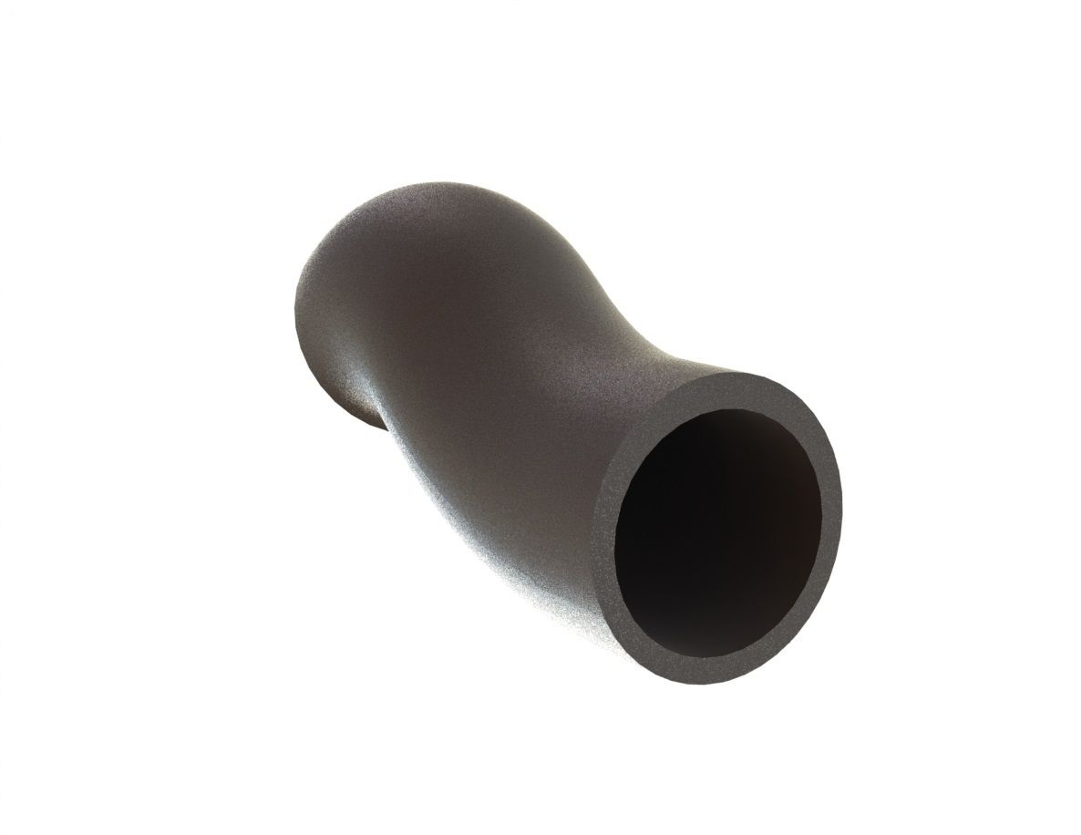 exhaust end part